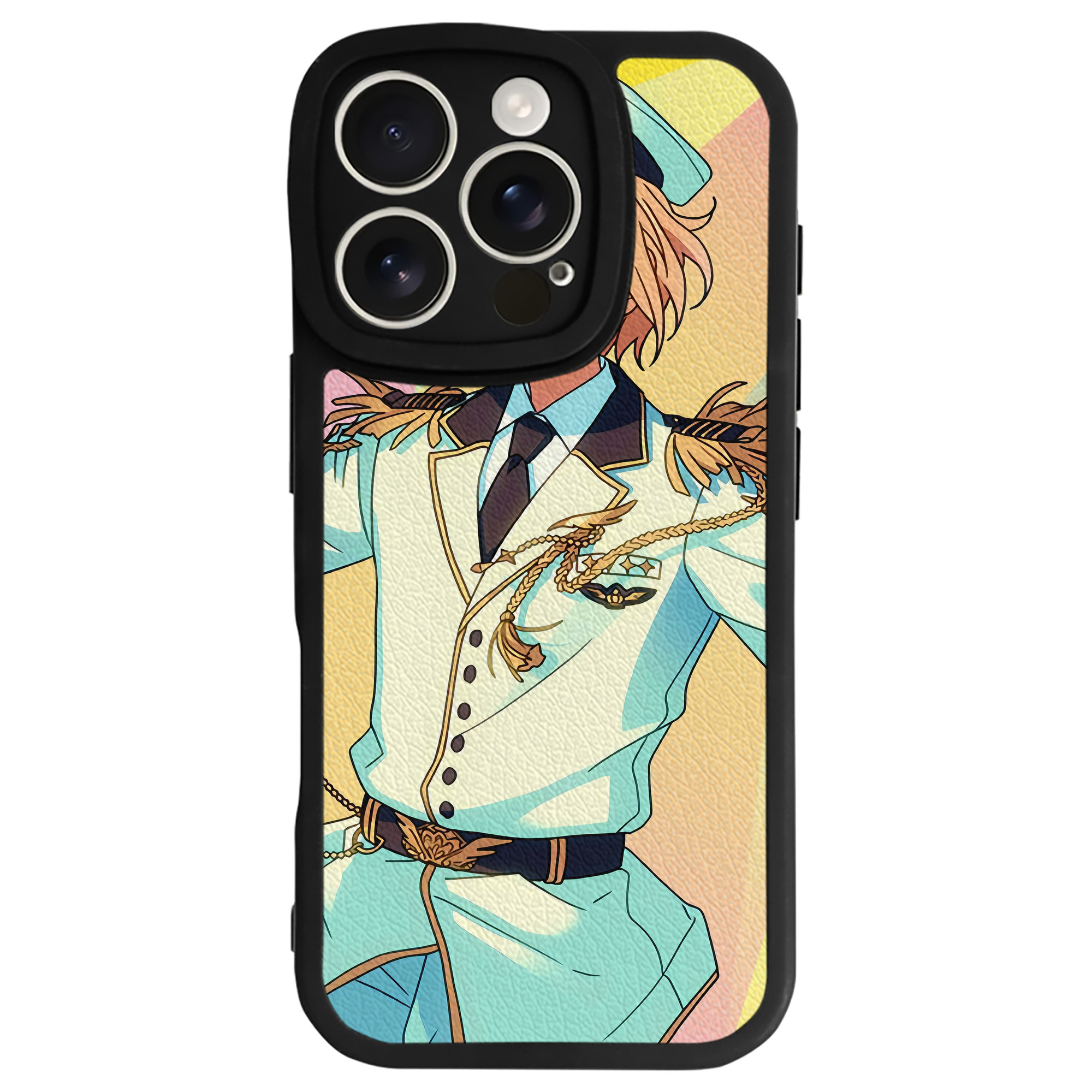 （画像用） あんさんぶるスターズ! Ensemble Stars 【iPhone 16シリーズ対応】シリコンスマホケース（レザー調） 材質：シリコン